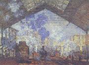 Claude Monet La Gare of St. Lazare china oil painting artist